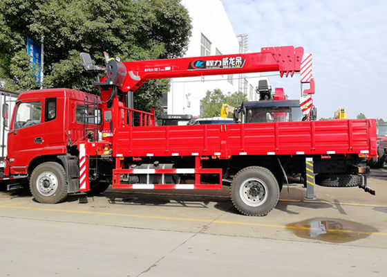 Dongfeng Tianjin 4x2 6 Wheeler Truck Mounted CLW Straight Boom Crane