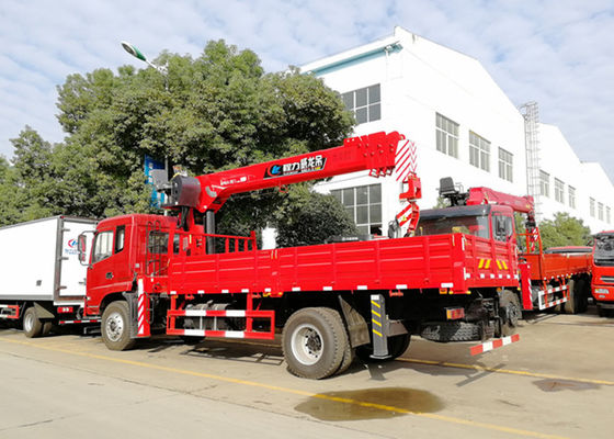 Dongfeng Tianjin 4x2 6 Wheeler Truck Mounted CLW Straight Boom Crane