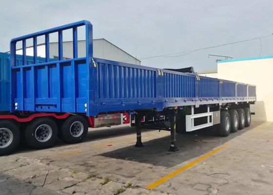 45FT 4 Axle Drop Side Trailer With 60000kg Payload