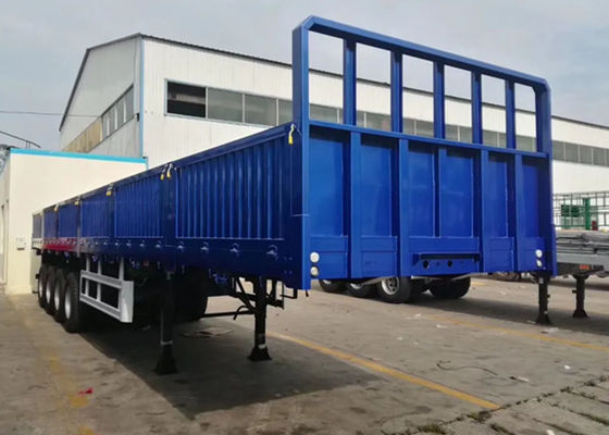 45FT 4 Axle Drop Side Trailer With 60000kg Payload