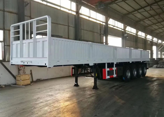 45FT 4 Axle Drop Side Trailer With 60000kg Payload