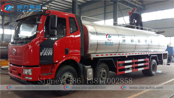 FAW 6x2 195hp 15000 Liters Fresh Milk Transport Truck