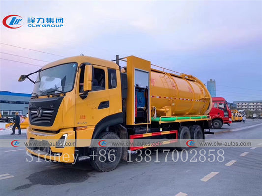 Dongfeng Kinland 6x4 15000 Litres Vacuum High Pressure Cleaning Truck