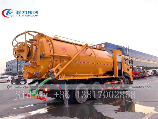 Dongfeng Kinland 6x4 15000 Litres Vacuum High Pressure Cleaning Truck