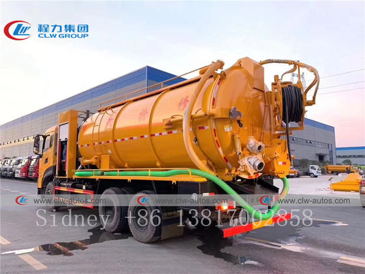 Dongfeng Kinland 6x4 15000 Litres Vacuum High Pressure Cleaning Truck