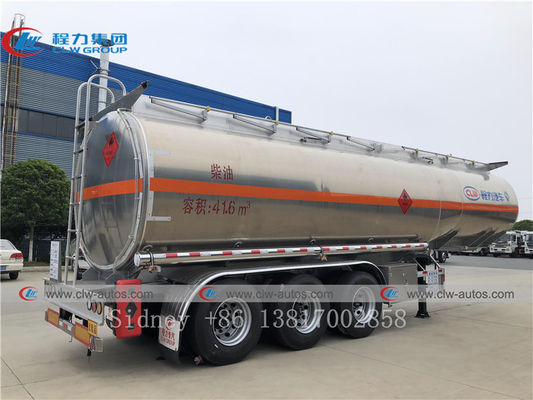 3 Axle 42CBM Aluminium Alloy CS SS Diesel Transport Truck