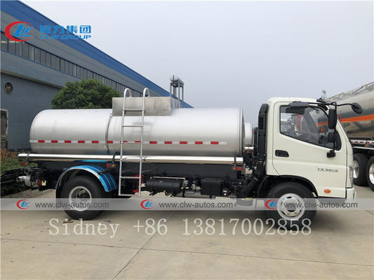 Foton 4x2 5000L Small Fuel Tank Truck With Gear Pump