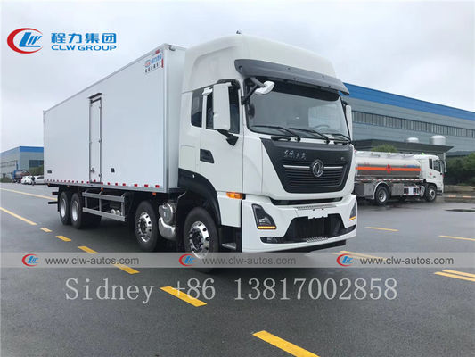 ​Dongfeng Kinland 8x4 30 Ton Refrigerator Box Truck For Meat