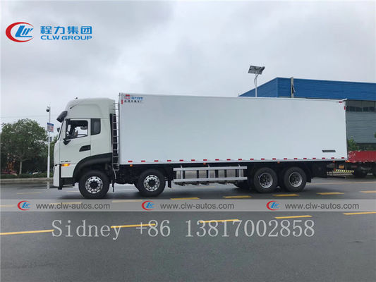 ​Dongfeng Kinland 8x4 30 Ton Refrigerator Box Truck For Meat