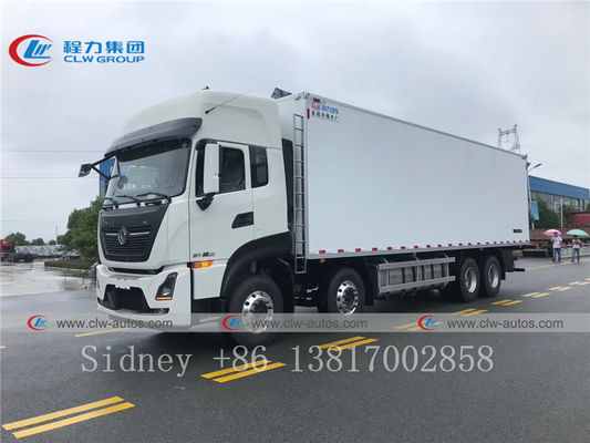 ​Dongfeng Kinland 8x4 30 Ton Refrigerator Box Truck For Meat