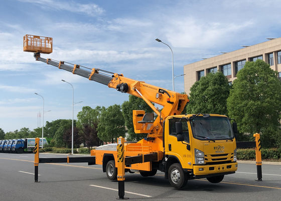 ISUZU 6 Wheels 22m Hydraulic Telescoping Boom Lift platform truck