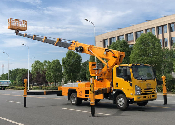 ISUZU 6 Wheels 22m Hydraulic Telescoping Boom Lift platform truck