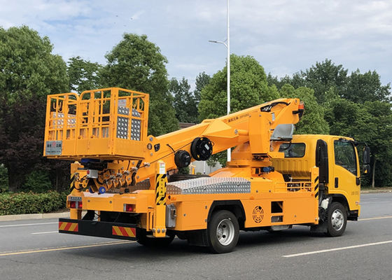 ISUZU 6 Wheels 22m Hydraulic Telescoping Boom Lift platform truck