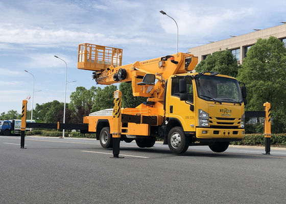 ISUZU 6 Wheels 22m Hydraulic Telescoping Boom Lift platform truck