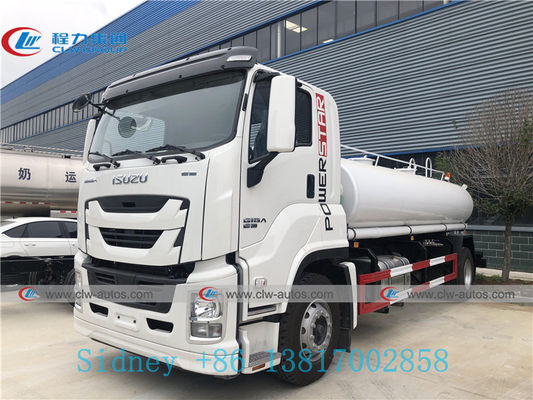 ISUZU Giga 6000L Water Bowser Truck With Carbon Steel Tank