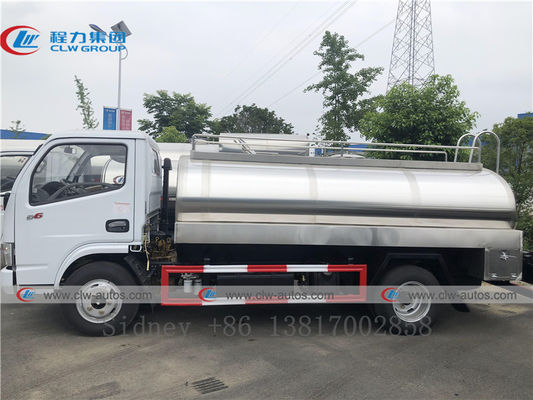 Dongfeng Duolika 4000L SS Q304-2B Tank Milk Delivery Truck