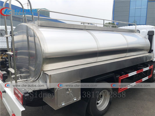 Dongfeng Duolika 4000L SS Q304-2B Tank Milk Delivery Truck