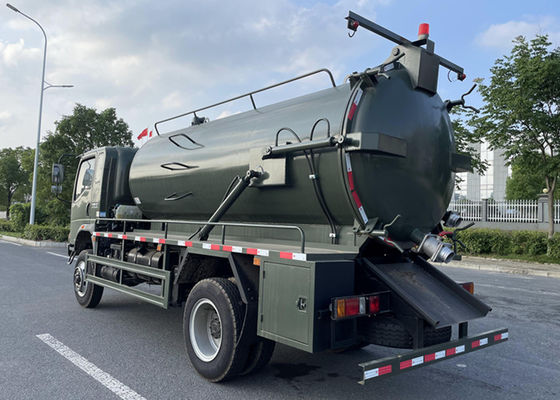 Sinotruk HOMAN 4x4 Off Road 8000L Sewer Vacuum Truck