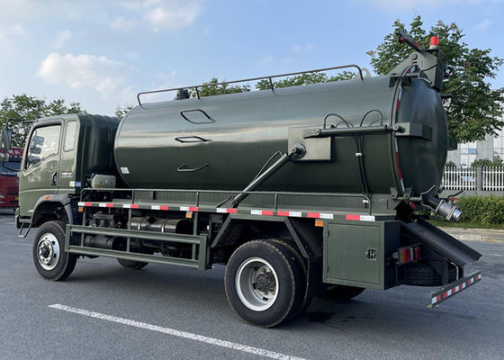 Sinotruk HOMAN 4x4 Off Road 8000L Sewer Vacuum Truck