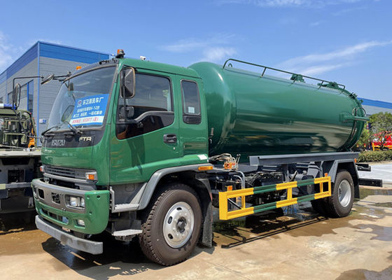 LHD ISUZU 4x2 10000L Vacuum Septic Tank Truck For Sewer Cleaning