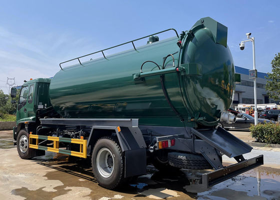 LHD ISUZU 4x2 10000L Vacuum Septic Tank Truck For Sewer Cleaning