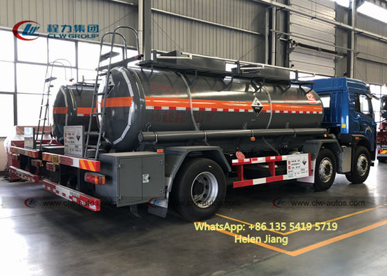 FAW 6x2 10000L RHD Sulfuric Acid Liquid Chemical Transport Truck