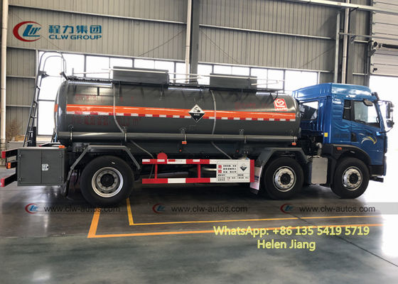 FAW 6x2 10000L RHD Sulfuric Acid Liquid Chemical Transport Truck