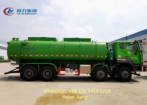 Sinotruk HOHAN 8x4 12 Wheeler Sewage Suction Self Dumping Truck