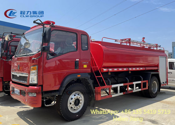 Sinotruk HOWO 4x2 140HP 10T Water Tank Fire Rescue Truck