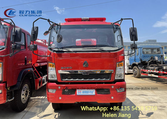 Sinotruk HOWO 4x2 140HP 10T Water Tank Fire Rescue Truck