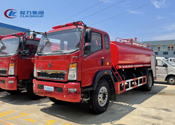 Sinotruk HOWO 4x2 140HP 10T Water Tank Fire Rescue Truck