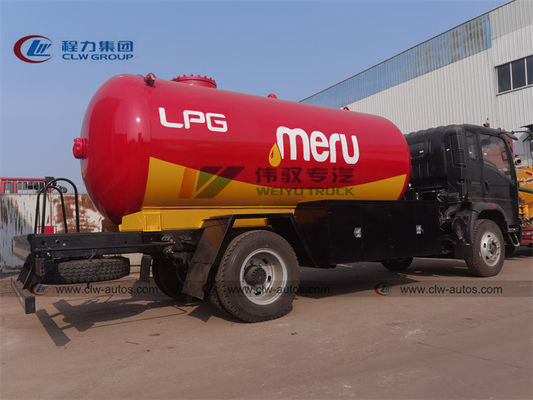 Q345R Tank 5T LPG Bobtail Truck For Cylinder Refilling