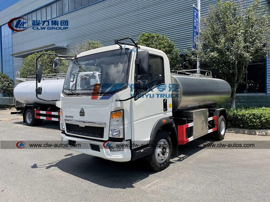 10cbm Sinotruk Howo SS 304 2B Edible Water Transport Truck