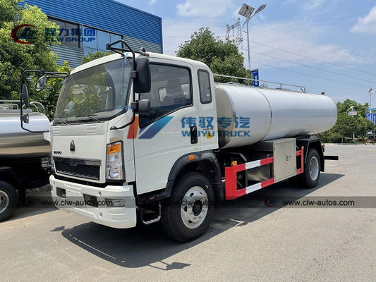 10cbm Sinotruk Howo SS 304 2B Edible Water Transport Truck