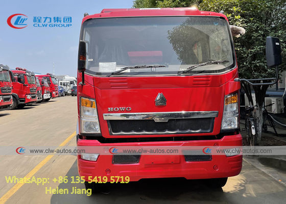 LHD Sinotruk HOWO 4x2 6 Wheeler 6 Ton Fire Rescue Truck