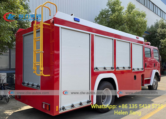 LHD Sinotruk HOWO 4x2 6 Wheeler 6 Ton Fire Rescue Truck