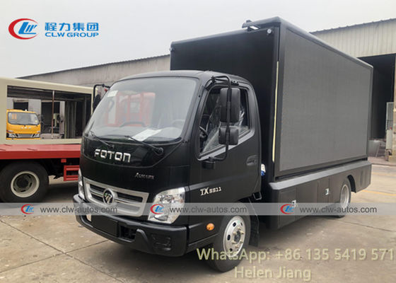 FOTON 4x2 Full Color P4 P5 P8 LED Digital Mobile Advertising Truck