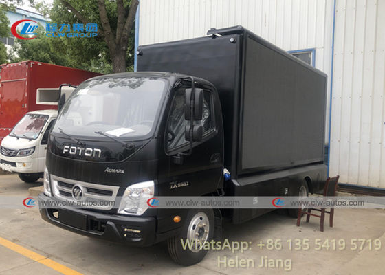 FOTON 4x2 Full Color P4 P5 P8 LED Digital Mobile Advertising Truck