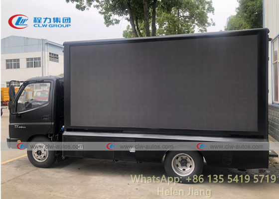 FOTON 4x2 Full Color P4 P5 P8 LED Digital Mobile Advertising Truck