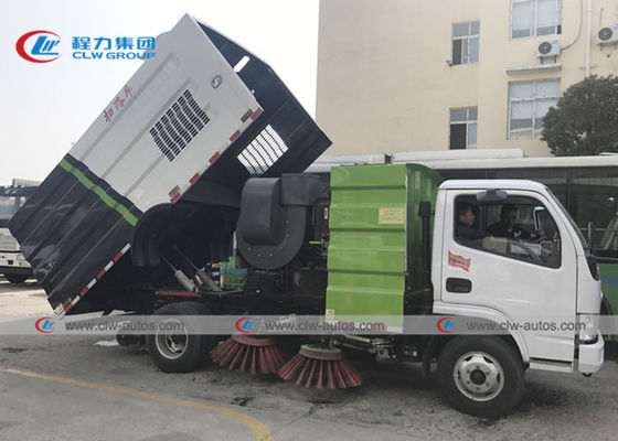 Euro 4 Standard FAW 4x2 Street Sweeper Vacuum Truck