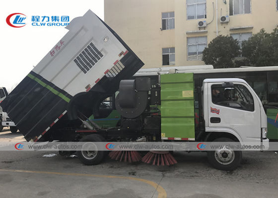 Euro 4 Standard FAW 4x2 Street Sweeper Vacuum Truck