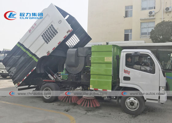 Euro 4 Standard FAW 4x2 Street Sweeper Vacuum Truck