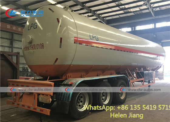 50000L 25T Q345R Q370R Q420R LPG Gas Tank Semi Trailer