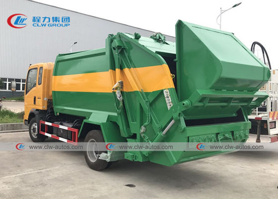 Sinotruk Howo 4x2 RHD 6M3 8M3 Rear Loader Compression Garbage Truck