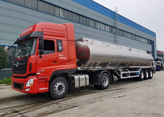 3 BPW Axles 36000 Liters Stainless Steel Oil Tank Trailer