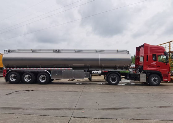 3 BPW Axles 36000 Liters Stainless Steel Oil Tank Trailer