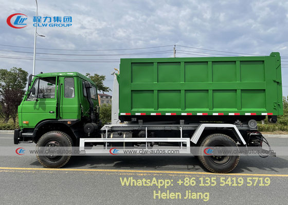 Dongfeng 4x2 8 Tons Hydraulic Roll Off Hooklift Garbage Truck