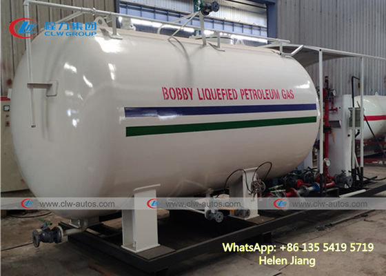 10000L 5T LPG Skid Station Diameter 1600mm For Cylinder Filling