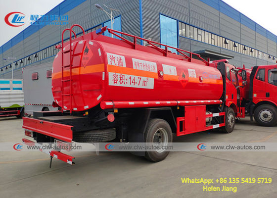 LHD FAW 4x2 15cbm Oil Transport Truck With Pump