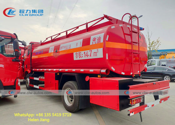 LHD FAW 4x2 15cbm Oil Transport Truck With Pump